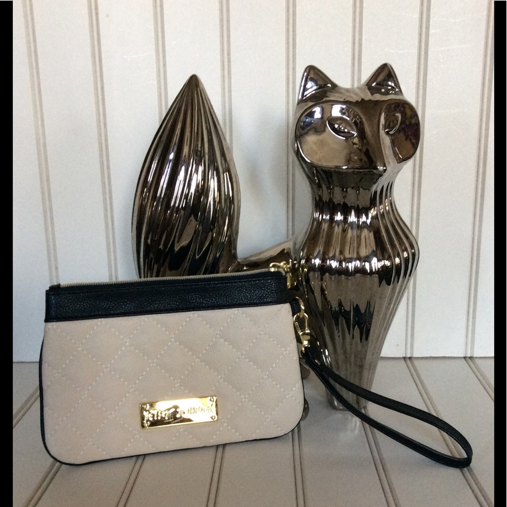 Betsy Johnson Padded Wristlet.